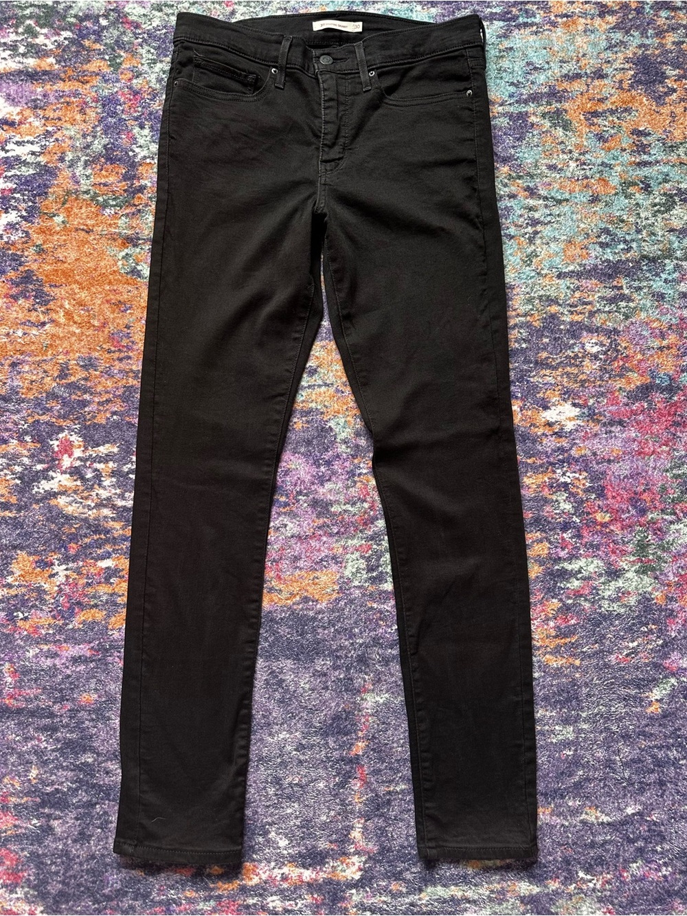Levi’s 311 Shaping Skinny Black Jeans Size 30 Stretch